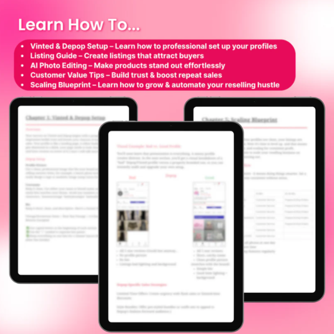 The Reselling Playbook