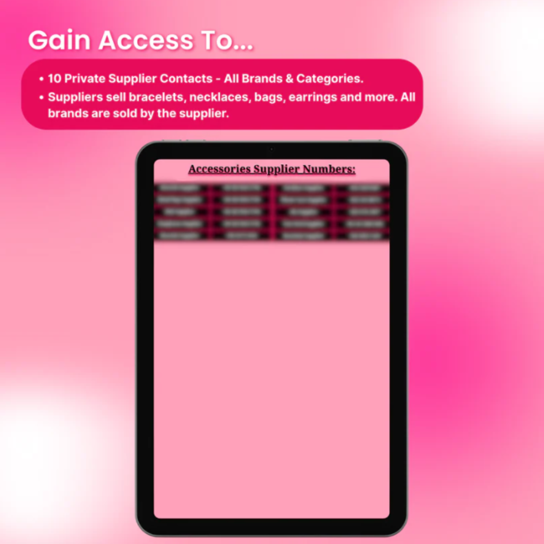 Accessories Suppliers